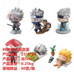 6PCS/SET 8 Ver. Naruto Character Collection Anime Model Toy