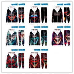 8 Styles Poppy Playtime Cosplay 3D Digital Print Anime Denim Jacket And Pants Set