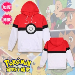 Pokemon Cartoon Long Sleeve Sweater Anime Hooded Hoodie