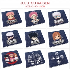 13 Styles Jujutsu Kaisen Cosplay Decoration Cartoon Character Anime PU Wallet Purse