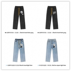 10 Styles 3 Color The Seven Deadly Sins/Nanatsu no Taizai Cartoon Pattern Jeans Anime Pants