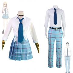 2 Styles My Dress-Up Darling Kitagawa Marin Gojo Wakana Cartoon Character Cosplay Costume Anime Shirt+Skirt/Pants