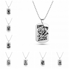 10 Styles My Hero Academia Stainless Steel Anime Necklace