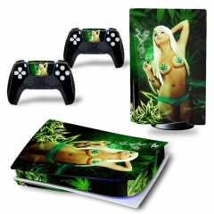 2 Styles Sexy Girl Game PS5 Pasting Sticker Skin Stickers