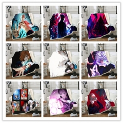 40 Styles 2 Sizes Jujutsu Kaisen Double Layer Anime Blanket