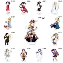 17 Styles LoveLive Acrylic Anime Standing Plates