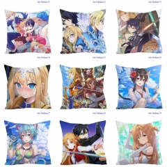 3 Sizes 10 Styles Sword Art Online Cartoon Pattern Decoration Anime Pillow