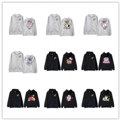 14 Styles K-POP BTS Bulletproof Boy Cartoon Character Pattern Anime Hoodies