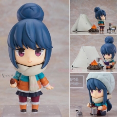 Nendoroid 981-DX# 10CM Yuru Camp/Laid-Back Camp Shima Rin DX Cosplay Cartoon Character Anime PVC Figure