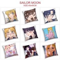 18 Styles Pretty Soldier Sailor Moon Cartoon Pattern Anime Pillow (45*45CM)