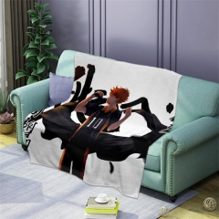 22 Styles Haikyuu Cartoon Pattern Thicken Winter Keep Warm Berber Fleece Anime Blanket Home