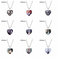 11 Styles K-POP BLACKPINK Cartoon Anime Necklace