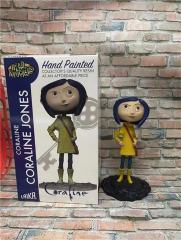 18cm Coraline & the Secret Door Movie Craline Shake Head Doll Anime PVC Figure Toy