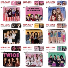 9 Styles K-POP BLACKPINK Short Coin Purse Wallet