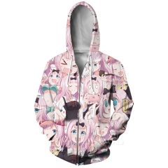 2 Styles Kaguya Sama Love Is War Cosplay 3D Printed Anime Hooded Hoodie