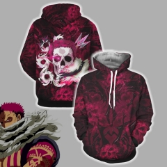 One Piece Charlotte Katakuri Cosplay 3D Print Anime Hooded Hoodie