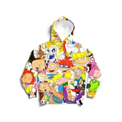 Tom and Jerry Cosplay 3D Print Anime Hooded Hoodie for Kids