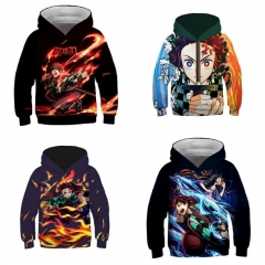 26 Styles Demon Slayer: Kimetsu no Yaiba Cosplay For Kids 3D Print Hooded Anime Hoodie