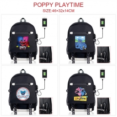 7 Styles Poppy Playtime Canvas Students Backpack Anime Bag