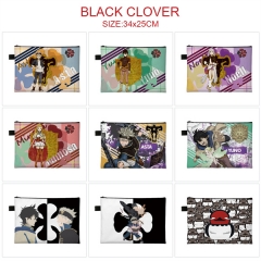 11 Styles Black Clover Cartoon Character Anime File Pocket