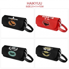 6 Styles Haikyuu Cartoon Pen Bag Anime Pencil Bag For Student