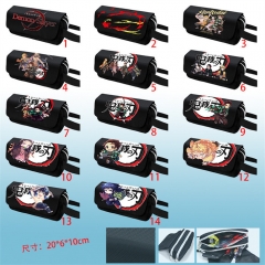 13 Styles Demon Slayer: Kimetsu no Yaiba Cartoon Pen Bag Anime Pencil Bag For Student