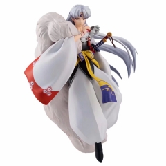 20CM InuYasha Sesshoumaru Cartoon Character Model Toy Anime PVC Figure