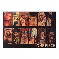 50*35CM One Piece Color Printing Anime Paper Poster