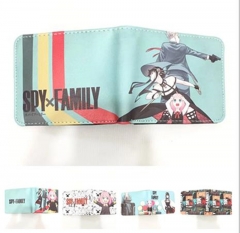 5 Styles Hot Selling Spy×Family PU Cartoon Anime Purse Wallet