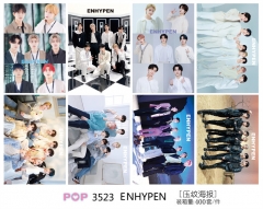 (8PCS/SET) 2 Styles Pattern K-POP ENHYPEN Printing Collectible Paper Anime Poster