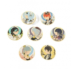 7 Styles Genshin Impact Pin Anime Brooch