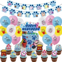 Blue's Clues For Birthday Party Decoration Anime Balloon Set