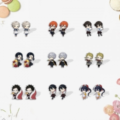 18 Styles Bungo Stray Dogs Shrinky Dinks Earrings Anime Plastic Earrings