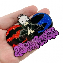 Jujutsu Kaisen Gojo Satoru Cartoon Character Pattern Alloy Pin Anime Brooch