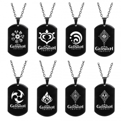 18 Styles Genshin Impact Cosplay Alloy Anime Necklace