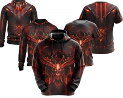 3 Styles Diablo Cosplay 3D Printing Anime Hoodie