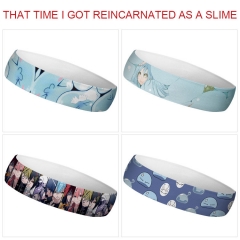 4 Styles That Time I Got Reincarnated as a Slime Cartoon Color Printing Sweatband Anime Headband