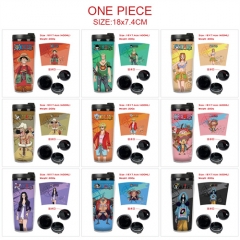 9 Styles One Piece Cartoon Anime Water Cup