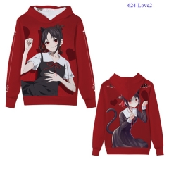 3 Styles Kaguya-sama: Love is War Cartoon Cosplay Anime Hooded Hoodie