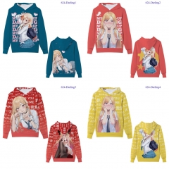 4 Styles My Dress-Up Darling Cartoon Cosplay Anime Hooded Hoodie