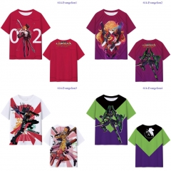 4 Styles EVA/Neon Genesis Evangelion Cartoon Pattern Anime T shirts