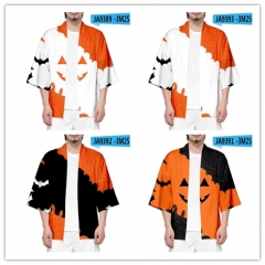 20 Styles Halloween Pumpkin Lantern Pattern Cosplay Haori Anim Kimono