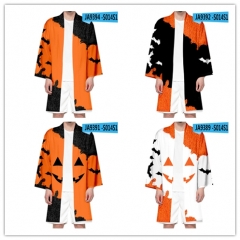 20 Styles Halloween Pumpkin Lantern Pattern Cosplay Haori Anim Long Kimono