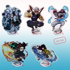 5 Styles 15cm Demon Slayer: Kimetsu no Yaiba Anime Acrylic Stand Plastic Standing Plate