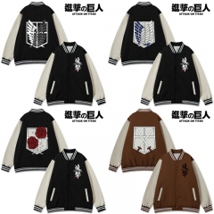 6 Styles Attack on Titan / Shingeki No Kyojin Cartoon Cosplay Anime Jacket