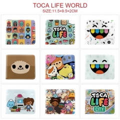 13 Styles Toca Life World Cartoon Anime Wallet Purse