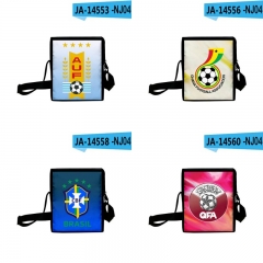 32 Styles FIFA World Cup 3D Digital Print Anime Shoulder Bags