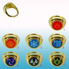 7 Styles Genshin Impact Anime Ring