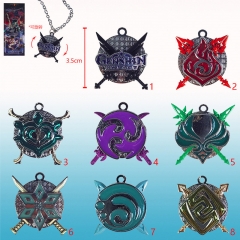 8 Styles Genshin Impact Anime Alloy Necklace