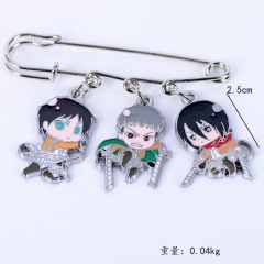 3 Styles Attack on Titan/Shingeki No Kyojin Anime Alloy Brooch And Pin